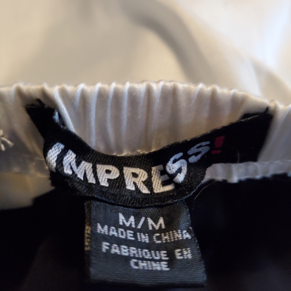 Impress Black/White Dress w/Pockets - Size M - Picture 10 of 11